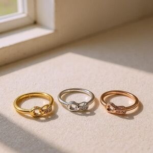 Coach Signature Turnlock Ring Trio – Size 7